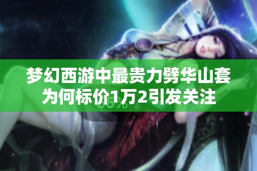 梦幻西游中最贵力劈华山套为何标价1万2引发关注