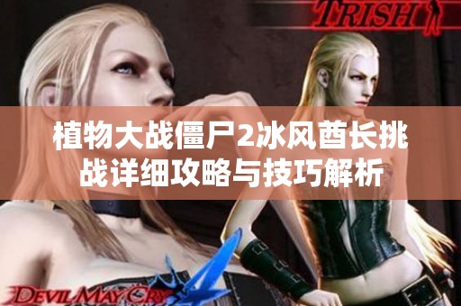 植物大战僵尸2冰风酋长挑战详细攻略与技巧解析