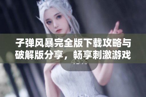 子弹风暴完全版下载攻略与破解版分享，畅享刺激游戏体验