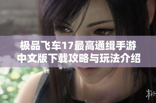 极品飞车17最高通缉手游中文版下载攻略与玩法介绍