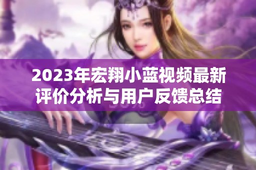 2023年宏翔小蓝视频最新评价分析与用户反馈总结
