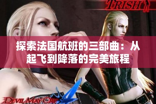 探索法国航班的三部曲：从起飞到降落的完美旅程