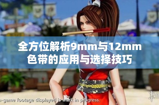 全方位解析9mm与12mm色带的应用与选择技巧
