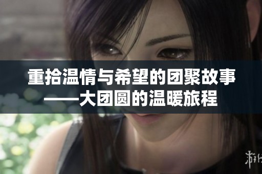 重拾温情与希望的团聚故事——大团圆的温暖旅程