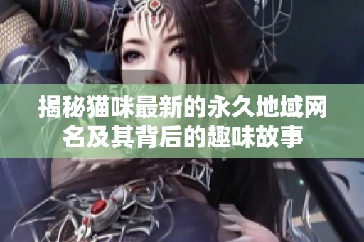 揭秘猫咪最新的永久地域网名及其背后的趣味故事
