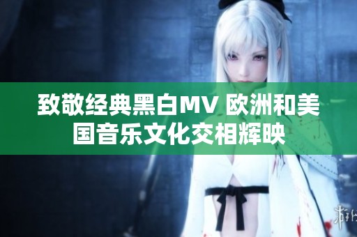 致敬经典黑白MV 欧洲和美国音乐文化交相辉映