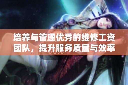 培养与管理优秀的维修工资团队，提升服务质量与效率