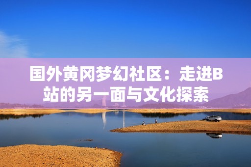 国外黄冈梦幻社区：走进B站的另一面与文化探索