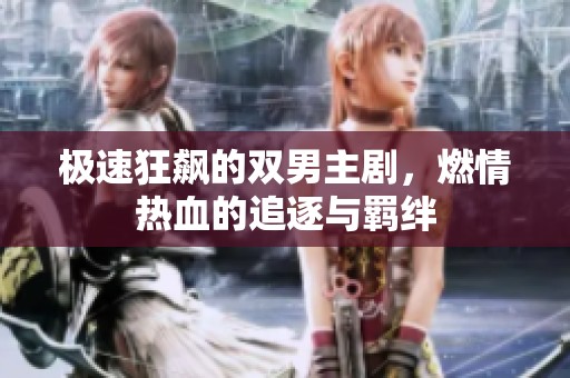 极速狂飙的双男主剧，燃情热血的追逐与羁绊