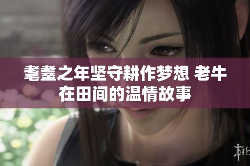 耄耋之年坚守耕作梦想 老牛在田间的温情故事