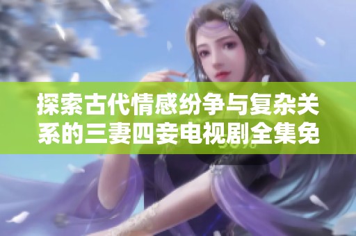 探索古代情感纷争与复杂关系的三妻四妾电视剧全集免费观看