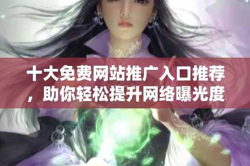 十大免费网站推广入口推荐，助你轻松提升网络曝光度