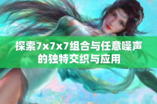 探索7x7x7组合与任意噪声的独特交织与应用
