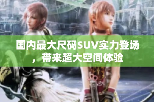 国内最大尺码SUV实力登场，带来超大空间体验