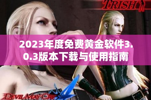 2023年度免费黄金软件3.0.3版本下载与使用指南
