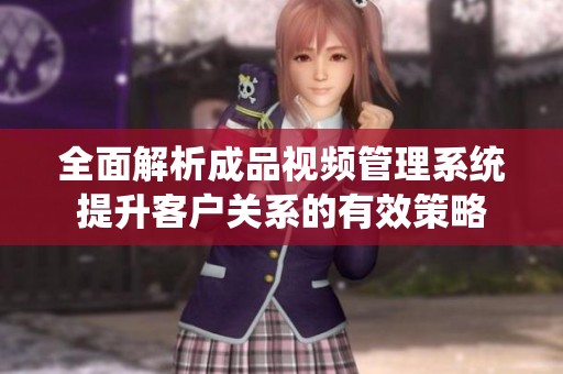 全面解析成品视频管理系统提升客户关系的有效策略