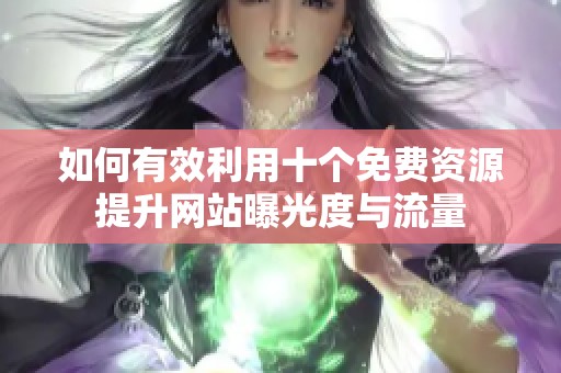 如何有效利用十个免费资源提升网站曝光度与流量