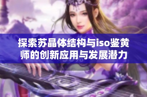 探索苏晶体结构与iso鉴黄师的创新应用与发展潜力