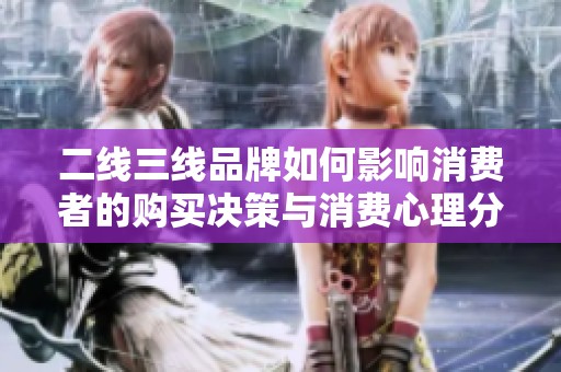 二线三线品牌如何影响消费者的购买决策与消费心理分析