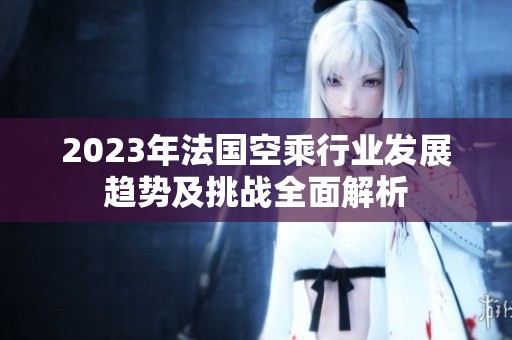 2023年法国空乘行业发展趋势及挑战全面解析