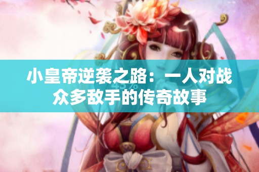 小皇帝逆袭之路：一人对战众多敌手的传奇故事