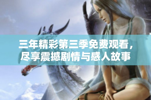 三年精彩第三季免费观看，尽享震撼剧情与感人故事