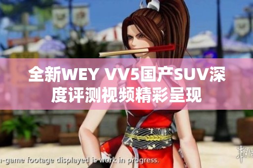 全新WEY VV5国产SUV深度评测视频精彩呈现
