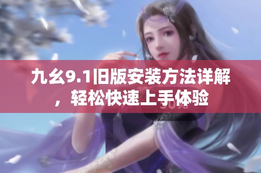 九幺9.1旧版安装方法详解，轻松快速上手体验