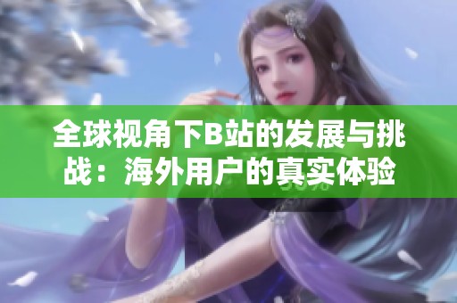 全球视角下B站的发展与挑战：海外用户的真实体验