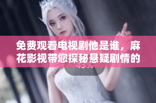 免费观看电视剧他是谁，麻花影视带您探秘悬疑剧情的精彩之旅