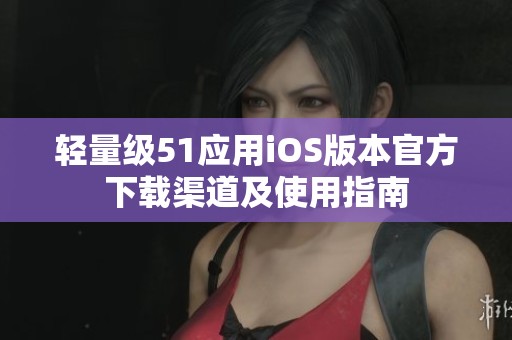 轻量级51应用iOS版本官方下载渠道及使用指南