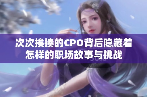 次次挨揍的CPO背后隐藏着怎样的职场故事与挑战