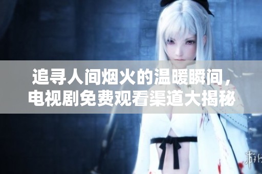 追寻人间烟火的温暖瞬间，电视剧免费观看渠道大揭秘