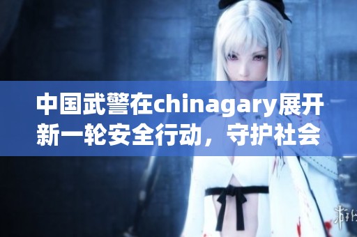 中国武警在chinagary展开新一轮安全行动，守护社会安宁