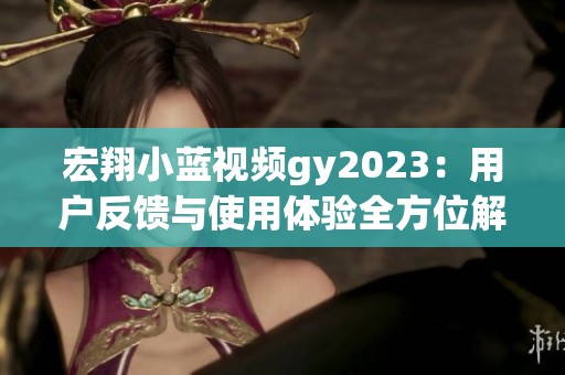 宏翔小蓝视频gy2023：用户反馈与使用体验全方位解读