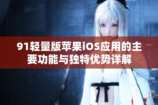 91轻量版苹果iOS应用的主要功能与独特优势详解