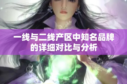 一线与二线产区中知名品牌的详细对比与分析