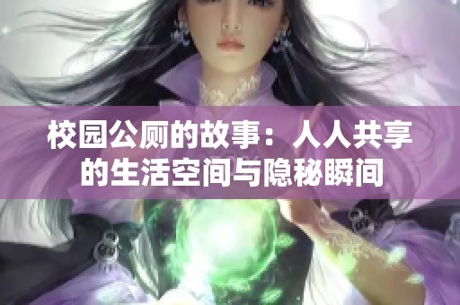 校园公厕的故事：人人共享的生活空间与隐秘瞬间