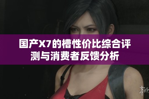国产X7的槽性价比综合评测与消费者反馈分析