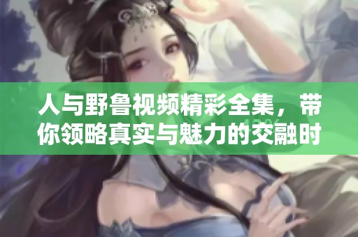 人与野鲁视频精彩全集，带你领略真实与魅力的交融时刻