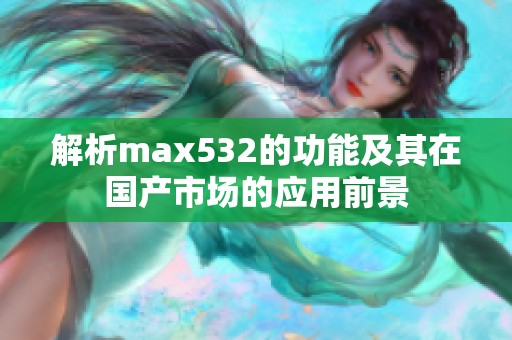 解析max532的功能及其在国产市场的应用前景