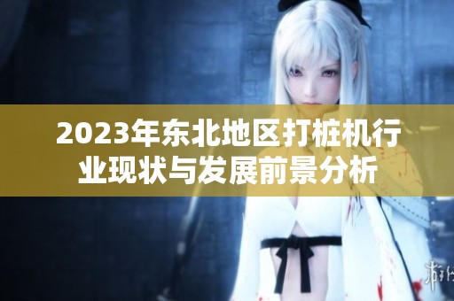 2023年东北地区打桩机行业现状与发展前景分析