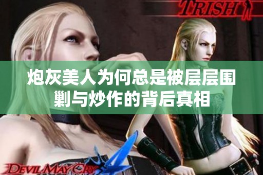炮灰美人为何总是被层层围剿与炒作的背后真相
