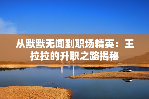 从默默无闻到职场精英：王拉拉的升职之路揭秘