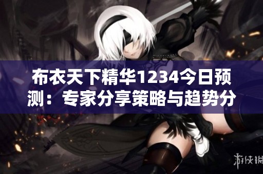 布衣天下精华1234今日预测：专家分享策略与趋势分析