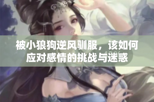 被小狼狗逆风驯服，该如何应对感情的挑战与迷惑