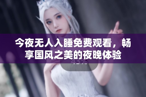 今夜无人入睡免费观看，畅享国风之美的夜晚体验