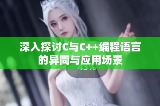 深入探讨C与C++编程语言的异同与应用场景