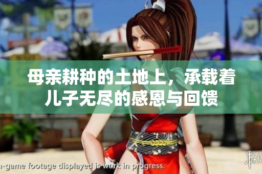 母亲耕种的土地上，承载着儿子无尽的感恩与回馈