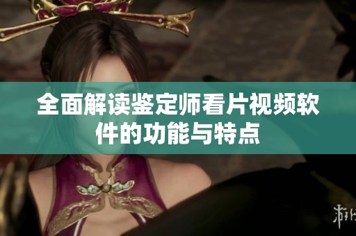 全面解读鉴定师看片视频软件的功能与特点